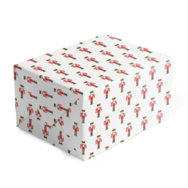 Nutcracker Classic Gift Wrap printed on White paper.