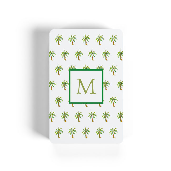 Palm Tree image adorns Bicycle playing cards.