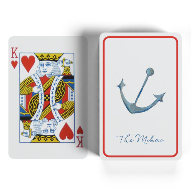 anchor classic playing cards