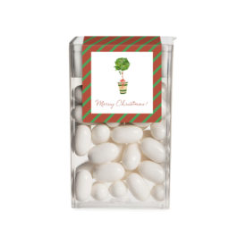Holiday Topiary Tic Tac Label
