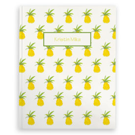 Blank Journal with Pineapples.
