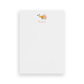 Bee Classic Notepad printed on White paper.