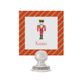 Nutcracker Place Card printed on White paper.