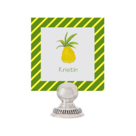 Pineapple Place Card printed on White Paper.
