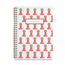 Gumball Machine Spiral Notebook with blank pages.