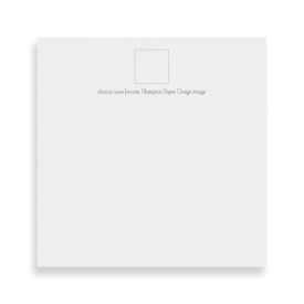 Square notepad that can be personalized and customized with an image.